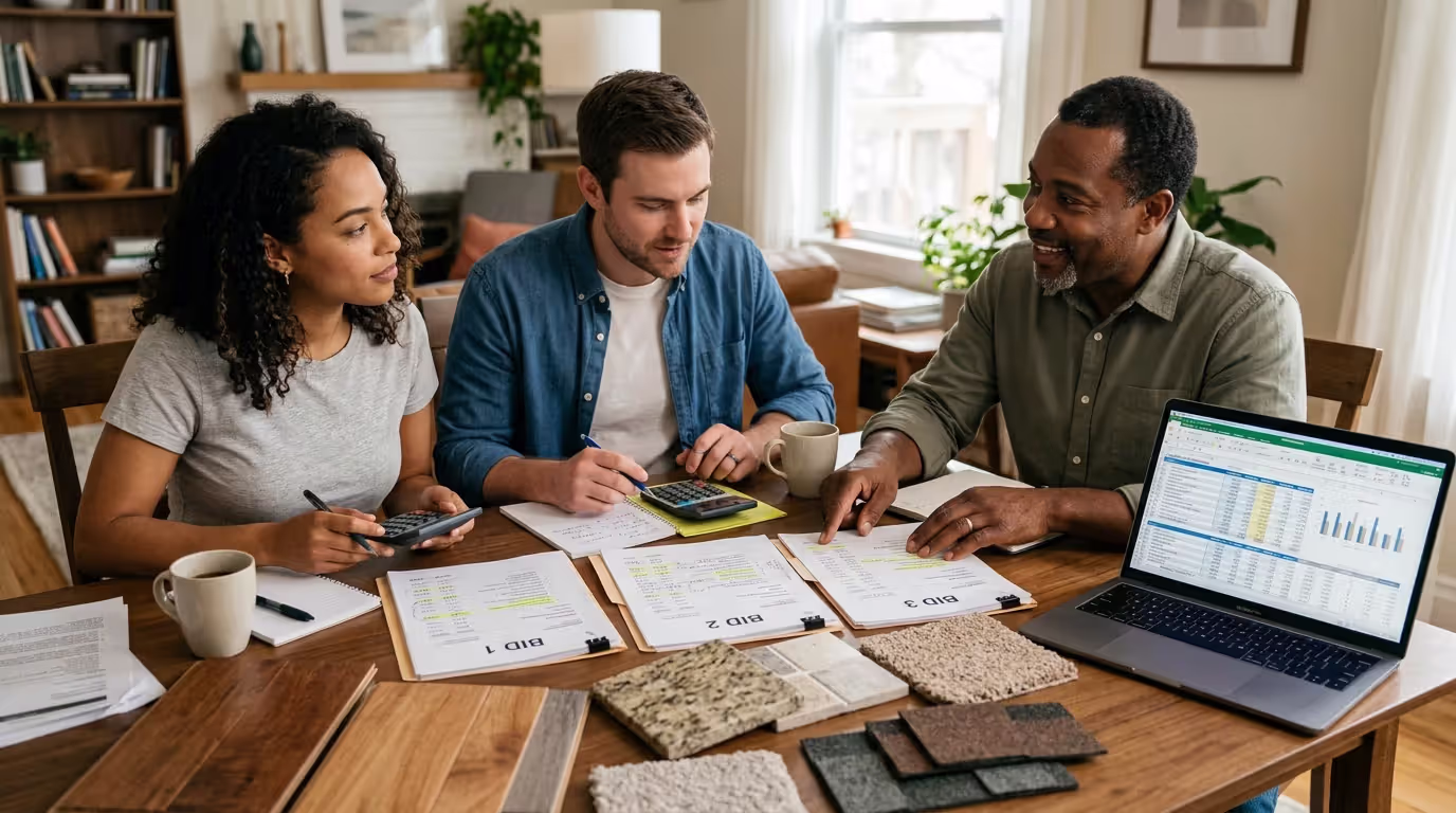 Comparing Contractor Bids